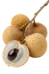 longan fruit with seed