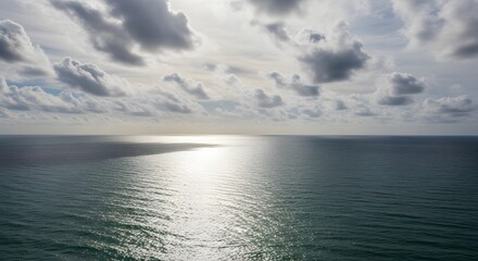 clouds over the sea