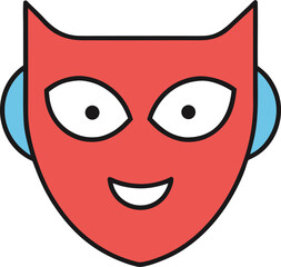 Fototapeta premium happy smiling face