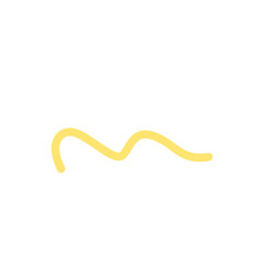 Hand drawn squiggly lines elements