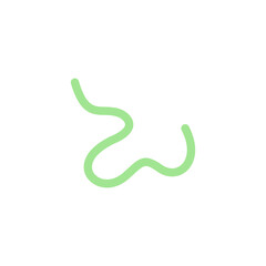 Hand drawn squiggly lines elements