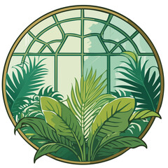 식물원  로고
