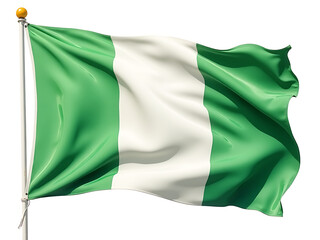 flag of Côte d'Ivoire with watercolor. water color painting