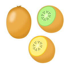 키위, 과일, 스티커