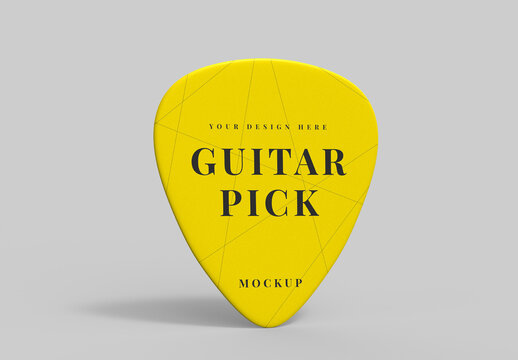 Guitar Pick Mockup