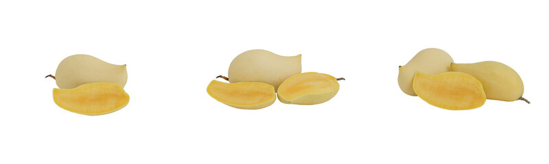 nam dok mai mango isolated on transparent background