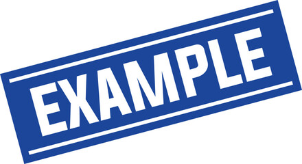 example Rubber Stamp Vector Template	