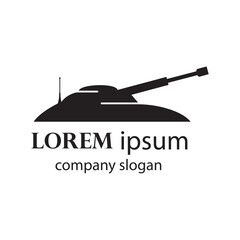 Fototapeta premium Armored fighting vehicle logo image
