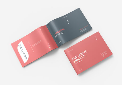 Magazine Mockup Presentation Template