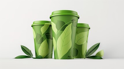 Eco-Friendly, Nature-Inspired Resources for Sustainable Brands – From Botanical Textures and Leafy Patterns to Minimalist Recyclable Materials and Gradient Swatches, Enhance Your Brand Identity with