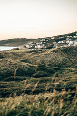 Golden Summer Sunset over Woolacombe Beach, Devon