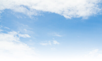 Obraz premium Sky cloud blue nature background paronama web cloudy summer winter season day, light beauty horizon spring brigth gradient calm abstract backdrop air nature view wallpaper landscape environment