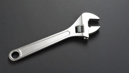 Obraz premium wrench on black background 