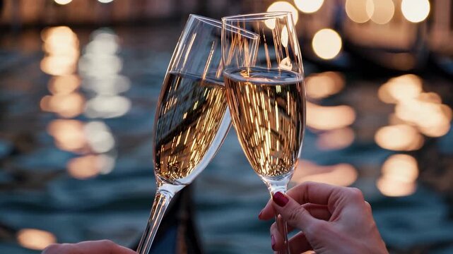 Romantic Gondola Ride with Prosecco