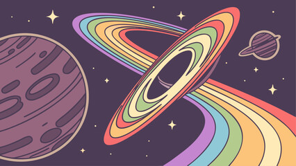 Fototapeta premium abstract space background