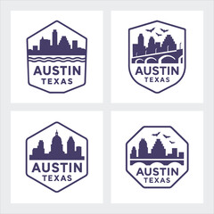 Austin Skyline Logo Emblem