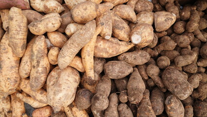 Raw Sweet Potato and Taro