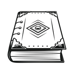 Mountain Adventure Illustration with Pine Trees Vector Set