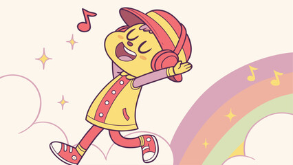 girl with a butterfly