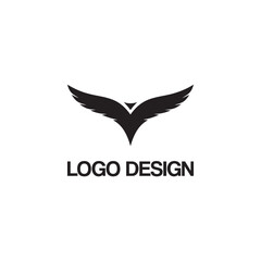 Eagle logo design monogram