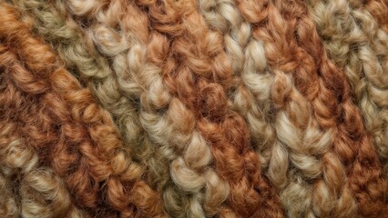 Close-up of wool fabric showcasing texture and pattern