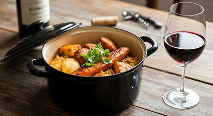 Rustic Pot Roast with Root Vegetables and Red Wine – Slow-Cooked Hearty Comfort Food