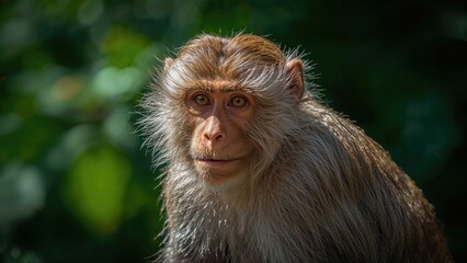 Exotic long-tailed primate