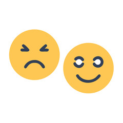 Fototapeta premium Emoji Faces Pack – Vector Reactions and Feelings