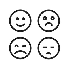 Fototapeta premium Emoji Faces Pack – Vector Reactions and Feelings