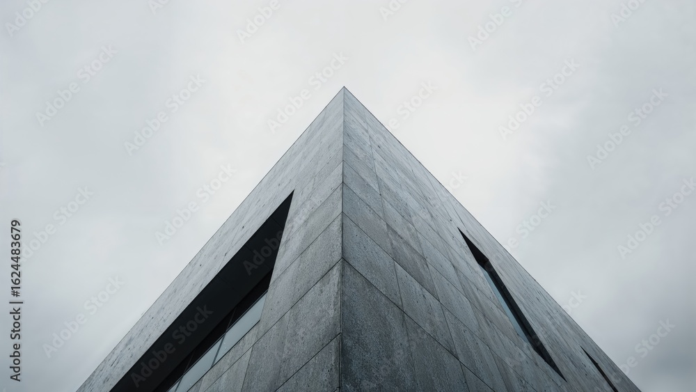 Poster background with abstract architectural elements