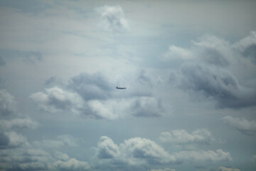 An intriguing and mysterious object has been sighted within the clouds up in the sky