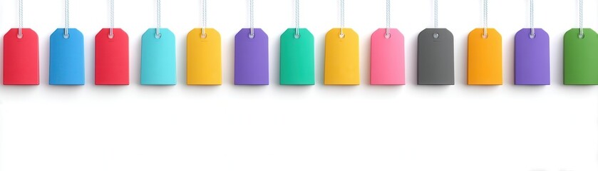 Colorful Earplugs: A vibrant array of colorful earplugs, each suspended by a delicate string, presents a spectrum of hues.