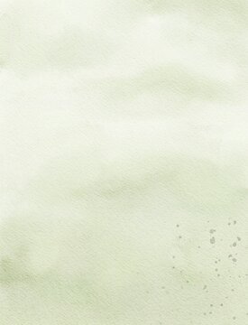 Hand Painted Abstract Calm Dreamy Sage Green Brushstroke Background for Wedding Invitation Design or Greeting Card 