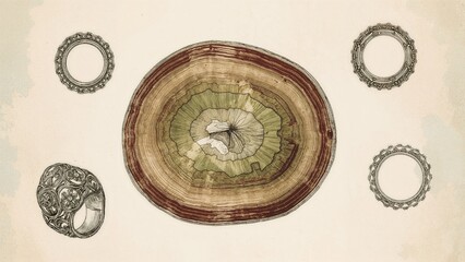 Selection of uniquely patterned agates intended for collectors
