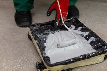 See the Professional Painting Process using a Roller and Tray for optimal results
