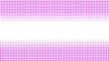 Abstract creative pattern pop art comic style pink halftone isolated on white background Vector. Dotted circle vector illustration. Abstract halftone background. Dot spray gradation for your design.