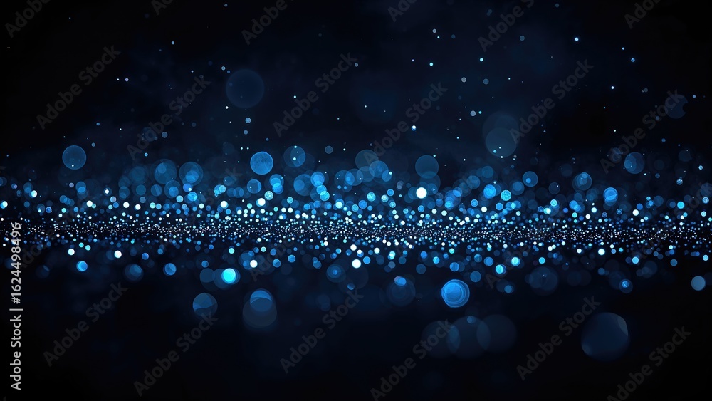 Poster abstract background featuring sparkling bokeh
