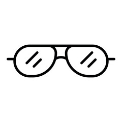 Trendy Sunglasses Vector Icon – Summer Accessory
