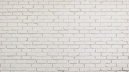 A wall made of white bricks with paint