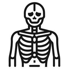 human skull vector illustration