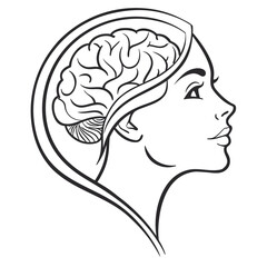 silhouette of a woman