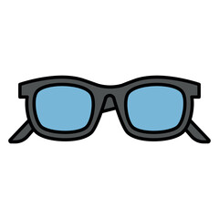 Trendy Sunglasses Vector Icon – Summer Accessory