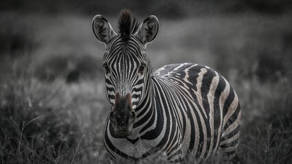 Fototapeta premium Monochrome Striped Animal