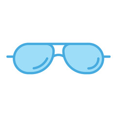 Trendy Sunglasses Vector Icon – Summer Accessory
