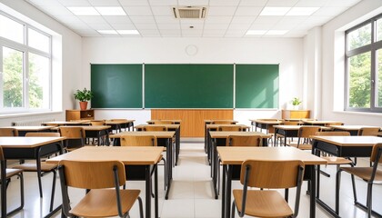 classroom in  school