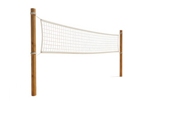 Volleyball net isolated on transparent background