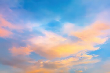 Obraz premium Sunset Cloudscape With Vibrant Colors