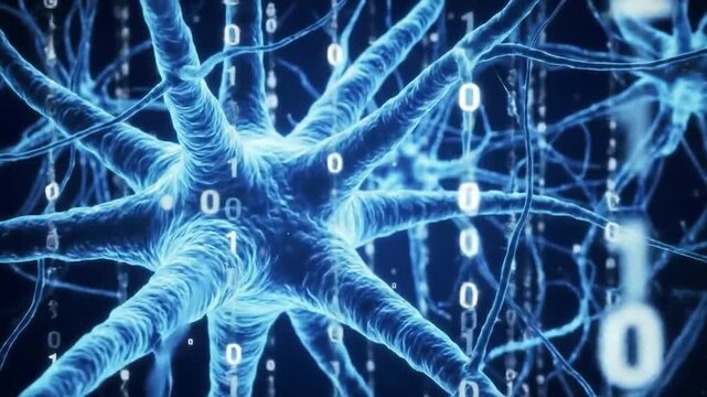 Abstract digital neural network with binary code.