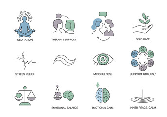 Fototapeta premium Meditation is a practice that involves focusing on the breath and clearing the mind. It is often used to reduce stress and promote relaxation