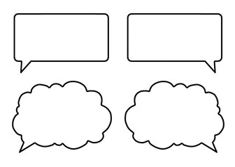 シンプルな吹き出し01